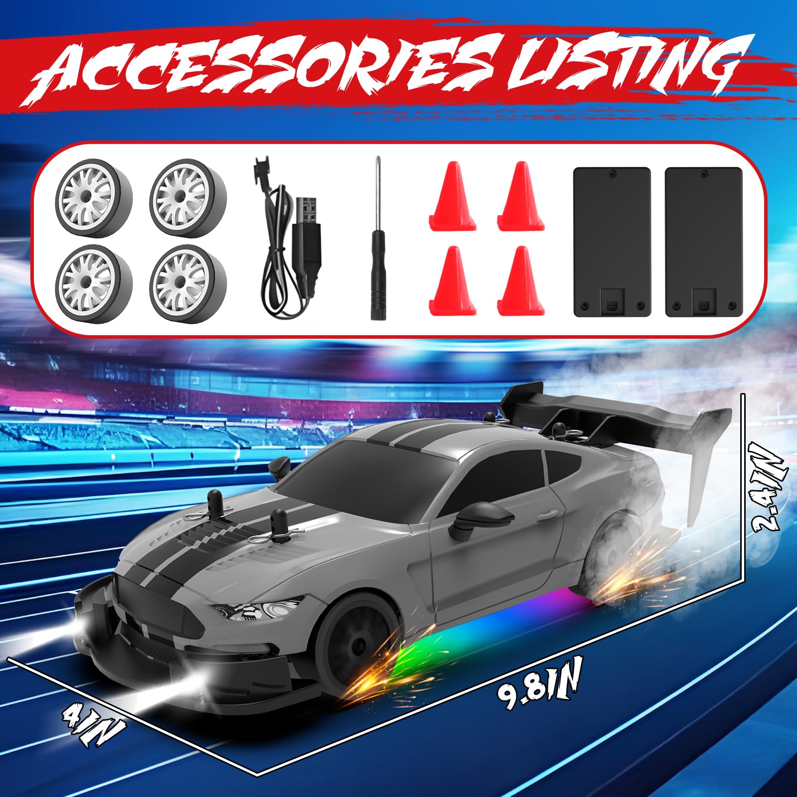 Ruxrcni RC drift car makes a fun gift for all ages