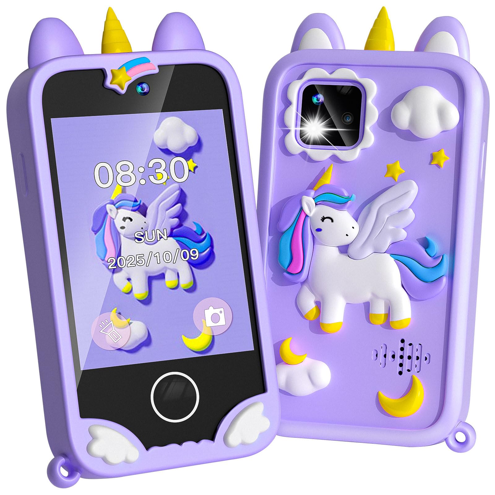 Rvwsx Kids Phone 2.8-inch touchscreen for kid-friendly navigation
