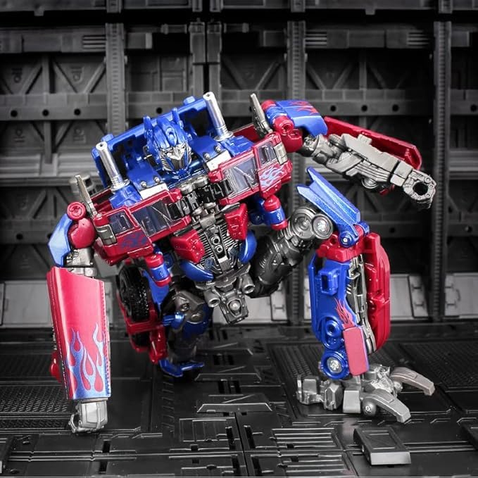 Rwbxq Deformation Robot Toy side view highlights dual-mode design for exploration.