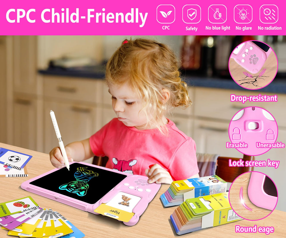 Rylai drawing tablet interface used for tracing and word learning