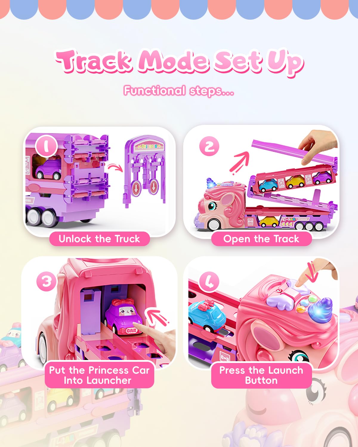 Rymtox 46-inch foldable track opens a bigger racing world for kids.