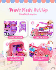 Rymtox 46-inch foldable track opens a bigger racing world for kids.