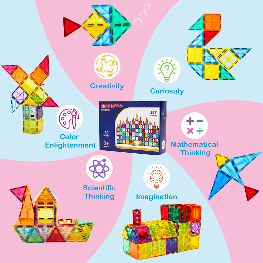 Ryoichi tiles aid color and shape recognition through hands-on building play.