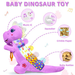 Ryotagift dino tail with bell adds gentle sound during exploration.