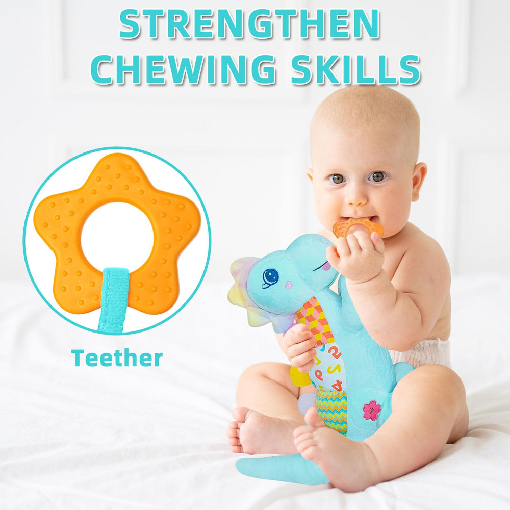 Ryotagift chest teether on dino toy for soothing teething