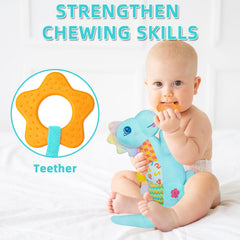 Ryotagift chest teether on dino toy for soothing teething