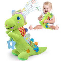 Ryotagift Baby Dino Toy crinkle head invites tactile exploration