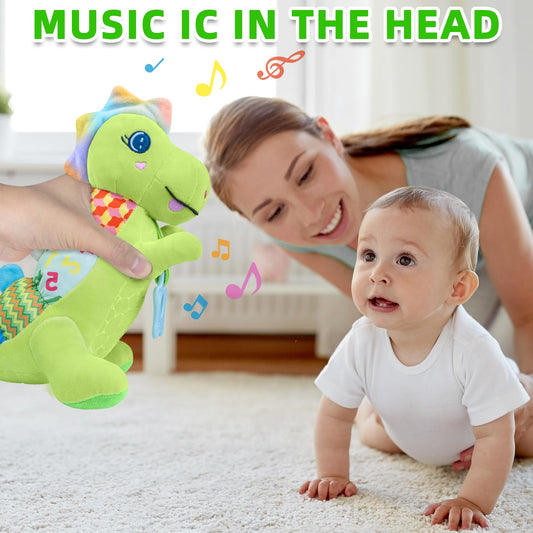 Ryotagift Baby Dino Toy musical head delivers brief melodies