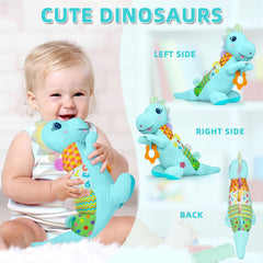 Ryotagift soft plush finish on baby dino toy for newborn comfort