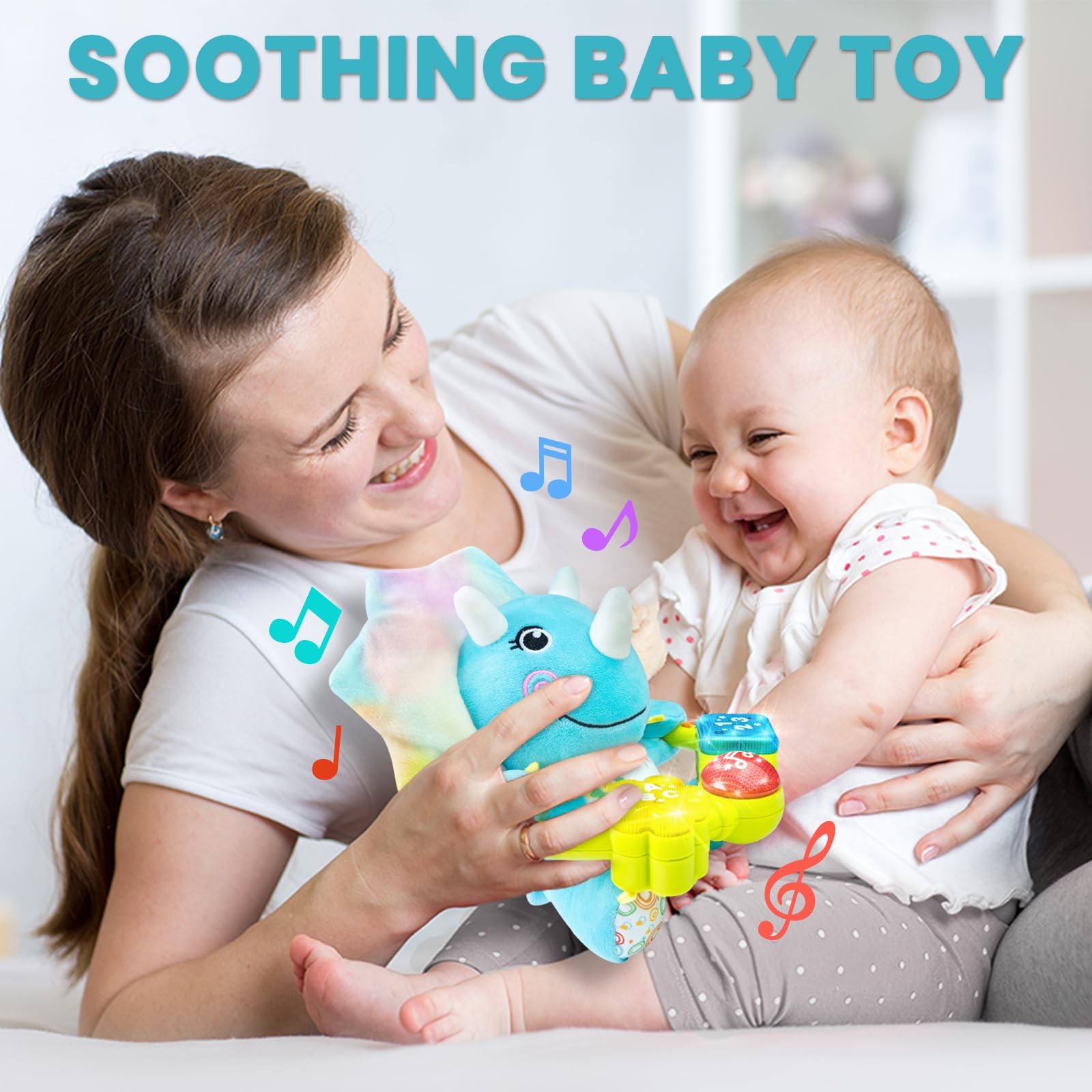 Ryotagift dinosaur toy runs on 3 AAA batteries, ready to sing