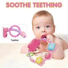 Ryotagift elephant toy pink bilingual switch offers English and Spanish music.