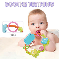 Ryotagift elephant toy detachable hanging loop for stroller play.