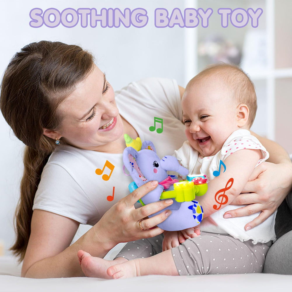 Ryotagift elephant toy safe plush that's easy to wash.