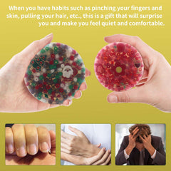 Rytopt 4pcs picking fidget toy flower style—colorful shapes that mimic skin-like textures.