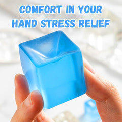 Rytopt 50pcs stress balls cubes close up colors for sensory play and focus