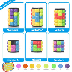 R.Y.TOYS 3D layered cube puzzle, tactile rotation and sliding for focus