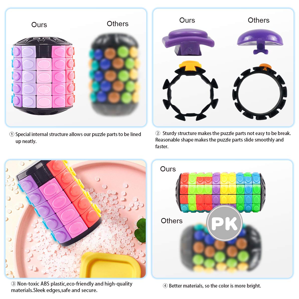 R.Y.TOYS portable fidget toy, compact stress-relief on the go