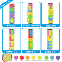 R.Y.TOYS rotate-slide puzzle highlighting 12 layers and 96 pieces for patterns
