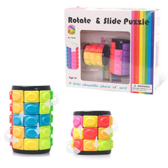R.Y.TOYS rotate-and-slide puzzle with 8 colors for focused fidget play