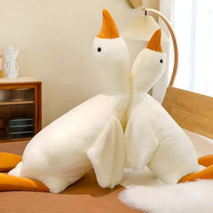 Ryttir Goose Plush coral fleece fabric feels durable and soft to touch.