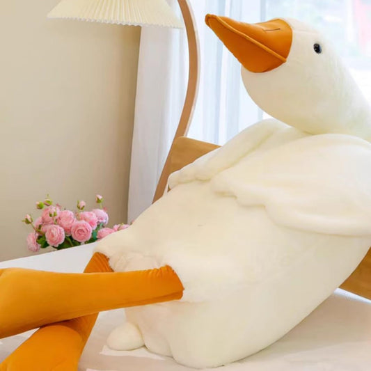Ryttir Goose Plush with oversized beak adds playful room charm