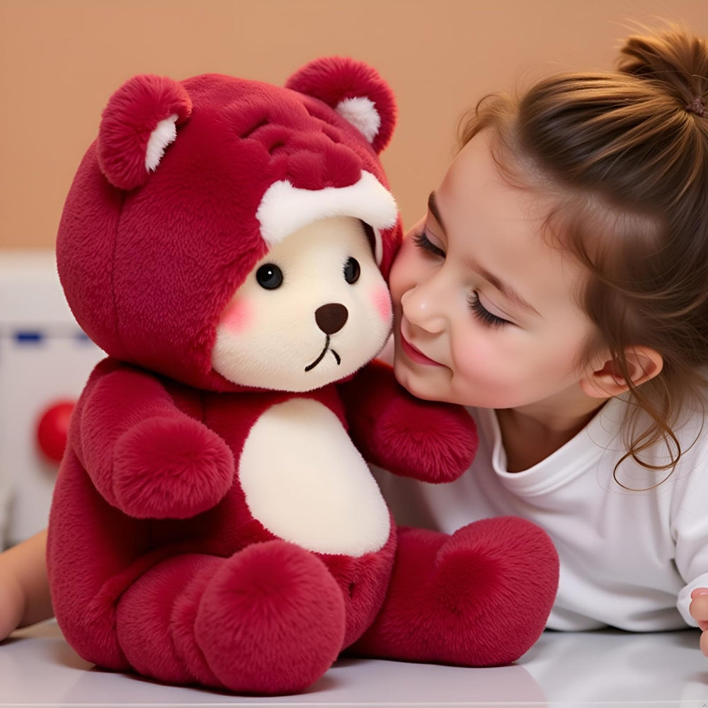 Ryttir large teddy bear plush hugs softly with a pillow-like form.
