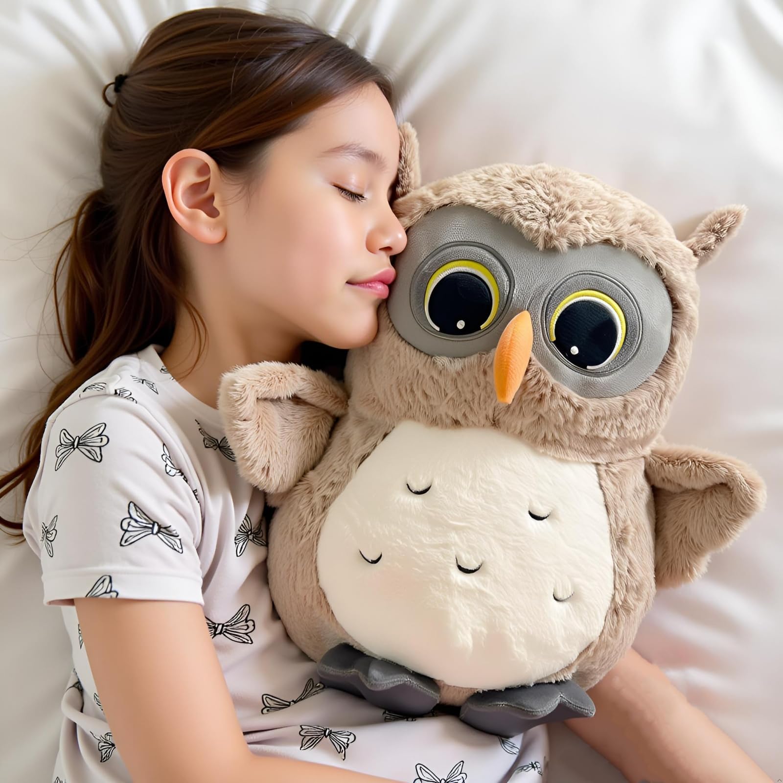 Ryttir owl soft plush fabric for cloud-like hugs and comfort