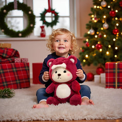 Ryttir teddy bear plush hypoallergenic fabric supports safe play.