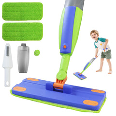 Ryxixne kids spray mop full set for interactive pretend cleaning sessions
