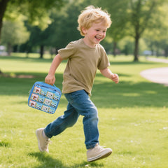 RZYLKA carrying case blue easy-to-carry handle supports daily travel.