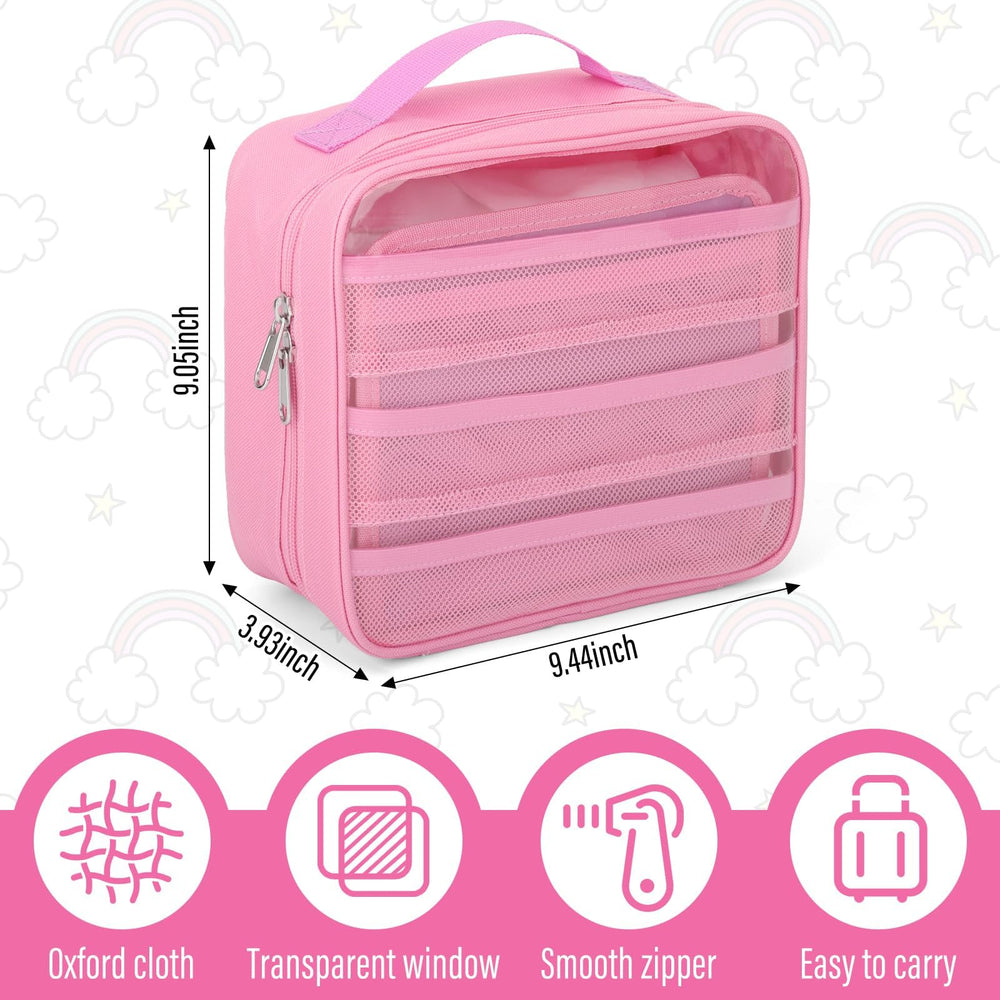 RZYLKA travel-friendly organization case for on-the-go stories