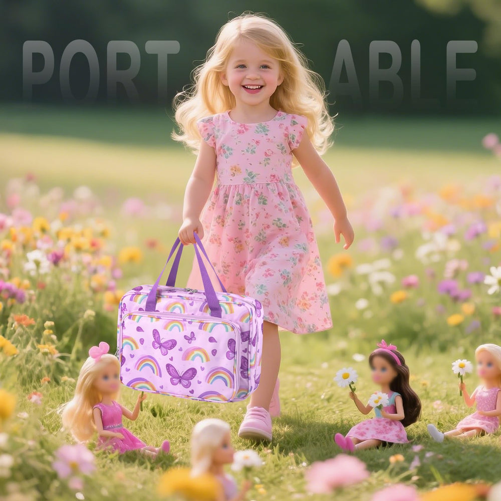 RZYLKA two-way zipper grants quick access to outfits and dolls