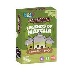 Sabobatage Legends of Matcha cards illustrated for quick, strategic family play