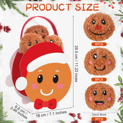 Sadnyy gingerbread-man snowball face adds festive mood to games