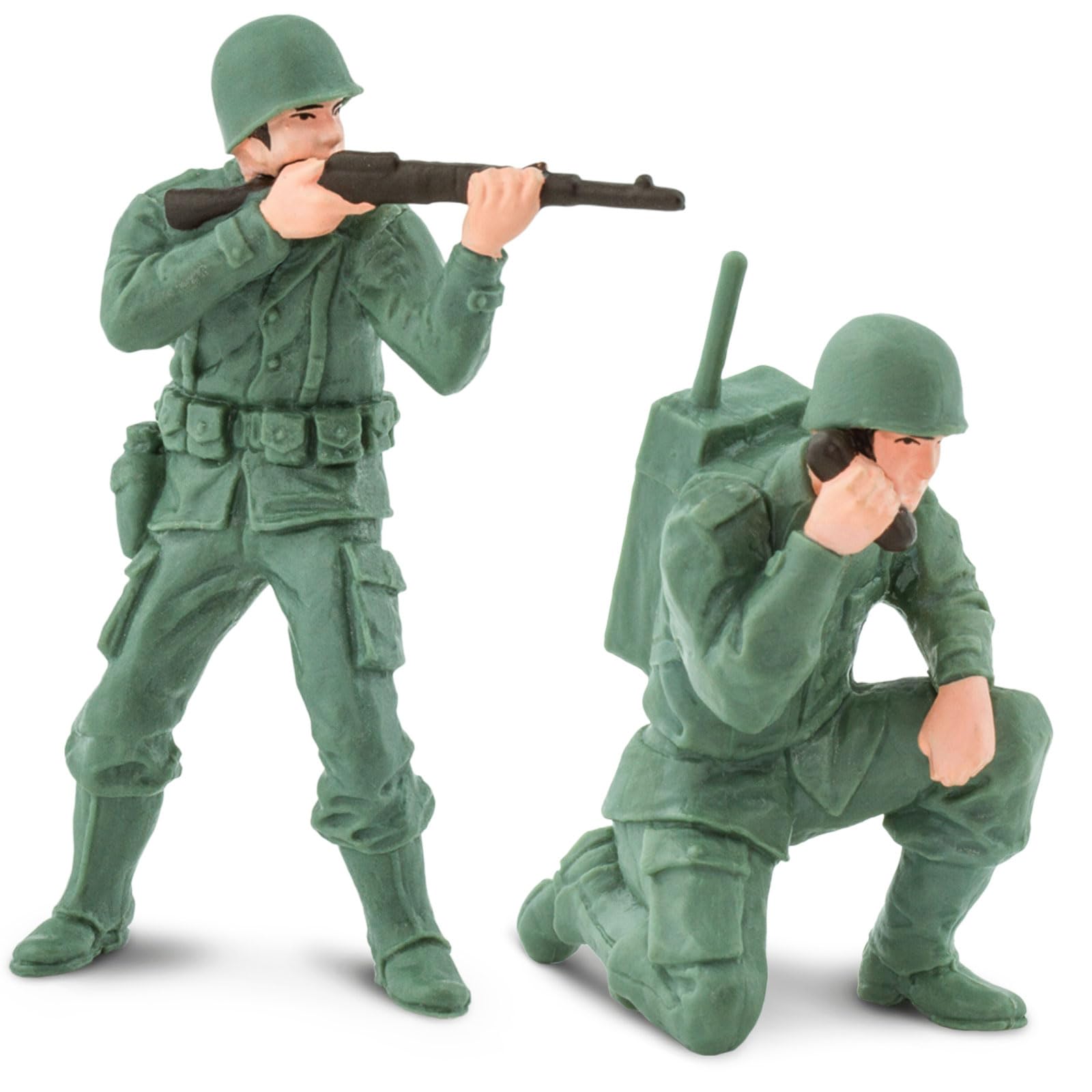 Safari Ltd Army Men staff sergeant figure for leadership role-play and history lessons