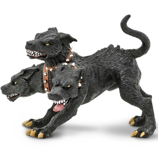 Safari Ltd Cerberus figurine front view for imaginative storytelling.