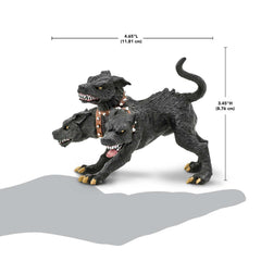 Cerberus collars and red accents highlight mythic design by Safari Ltd.