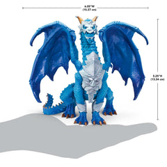 Safari Ltd Guardian Dragon figurine head detail highlights noble yet friendly expression
