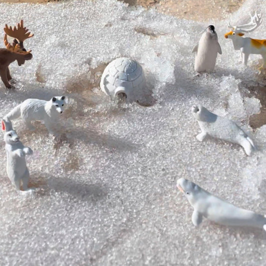 Safari Ltd Husky figurine inspires pretend sled-dog adventures and Arctic wildlife exploration.