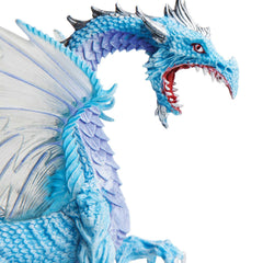 Safari Ltd Ice Dragon figurine pose captures dynamic Arctic scene.