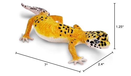 Safari Ltd. Leopard Gecko Figurine ideal gift for curious young naturalists and wildlife fans.