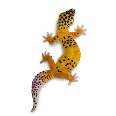 Safari Ltd. Leopard Gecko Figurine BPA-free PVC material ensures safe play.