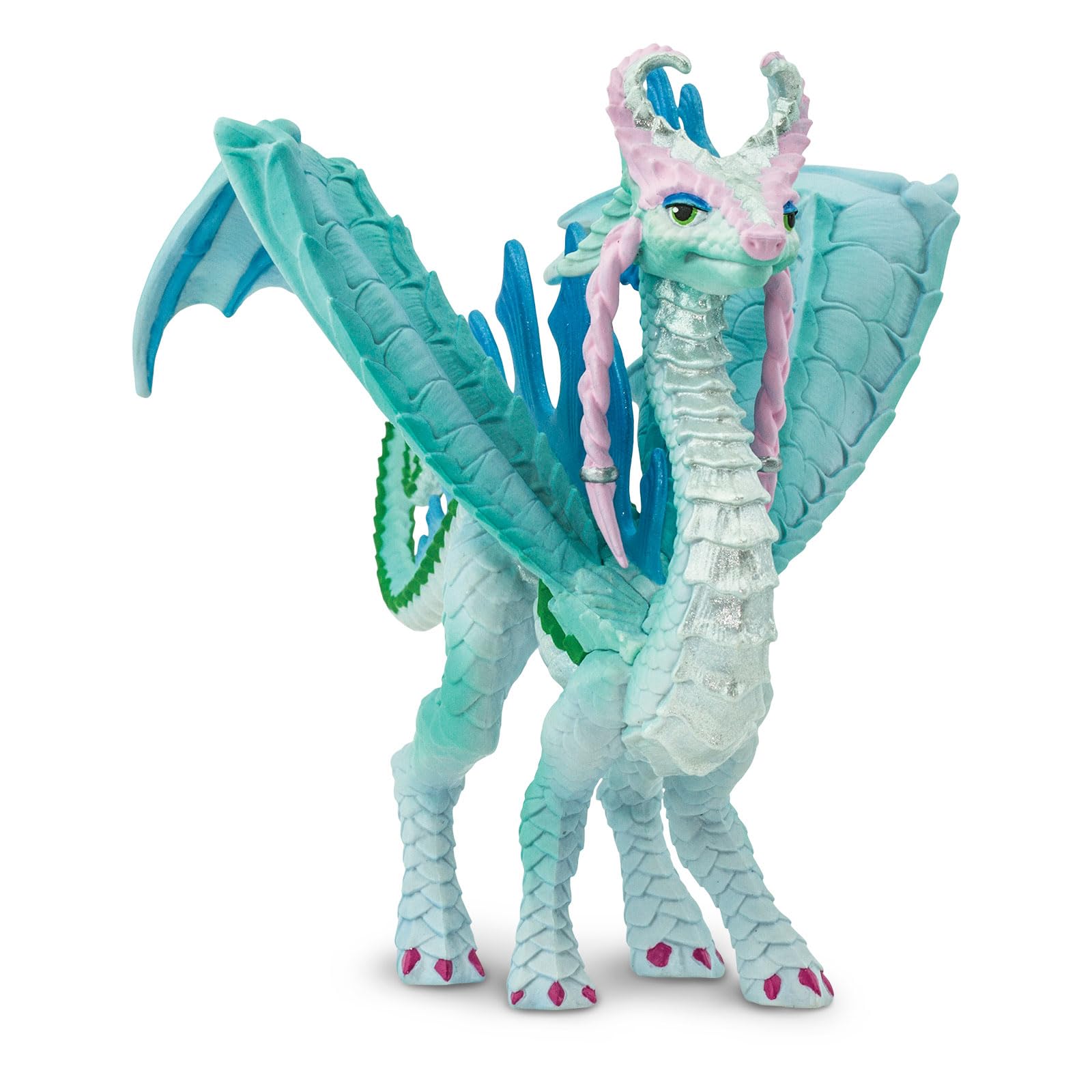 Safari Ltd Princess Dragon figurine closeup emphasizing textures and sculpting