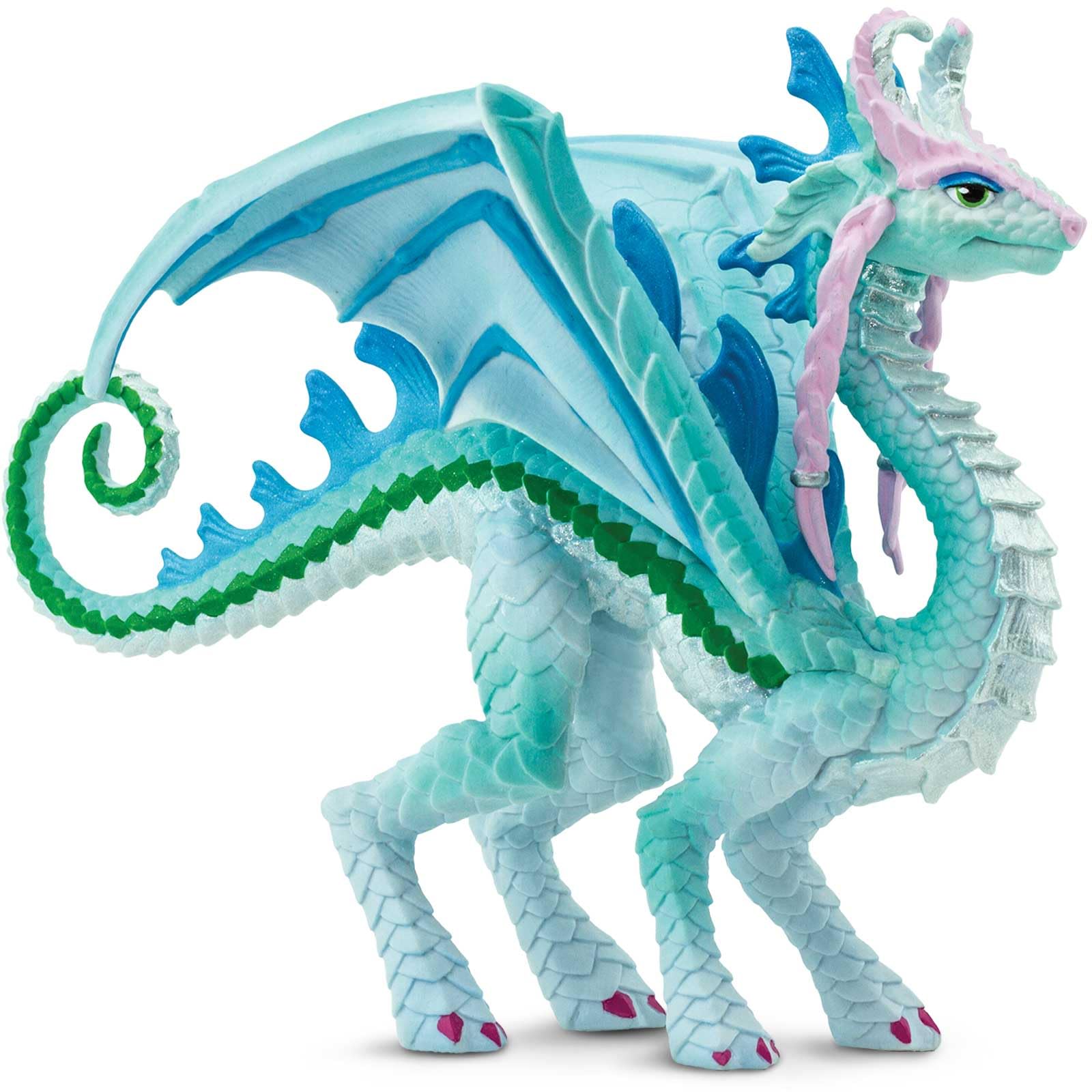 Safari Ltd Princess Dragon figurine front view showing detailed colors for imaginative play
