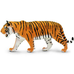 Siberian tiger fur texture in warm orange and white