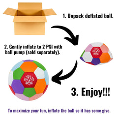 Safe Sport Gear The House Ball keeps toddlers and kids engaged safely.