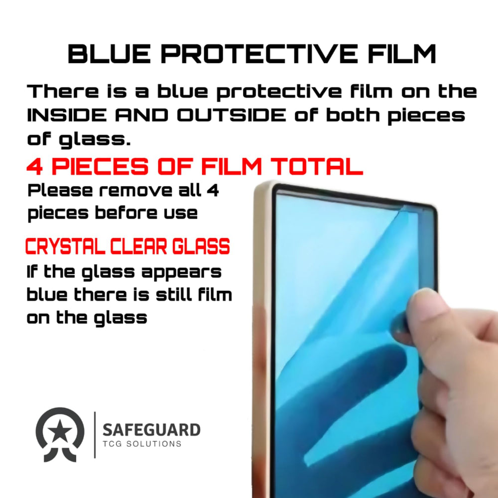 Safeguard blue aluminum frame protects slabs during transport