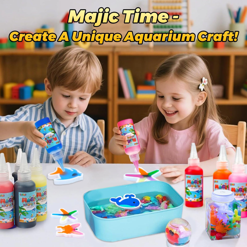 SaFeli Magic Water Elf Kit—24 molds for creative aqua creatures.