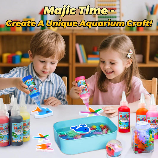 SaFeli Magic Water Elf Kit—24 molds for creative aqua creatures.