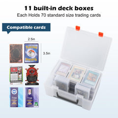 Saichotoy card deck holder features a right-angle design for snug card fits.